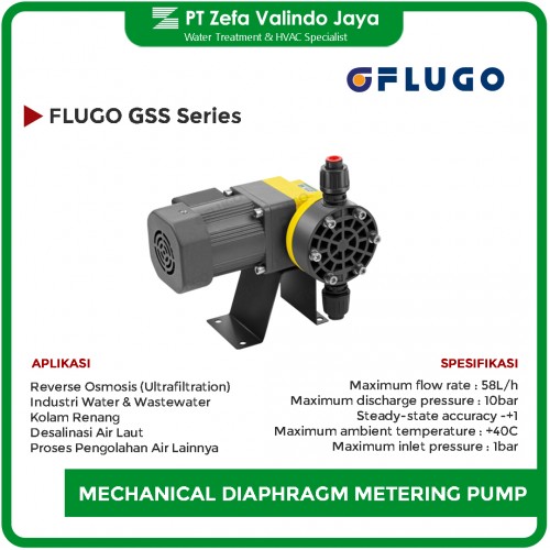 Dosing Pump FLUGO GSS Series Mechanical Diaphragm Metering Pump