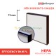 Mikropor HEPA / EPA Filter HFN SERIES GEL SEAL HFN 610/610/73-13AU2G