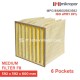 Mikropor Medium Fine Filter F8 MPG 600 x 592 x 592 - 6 Pockets