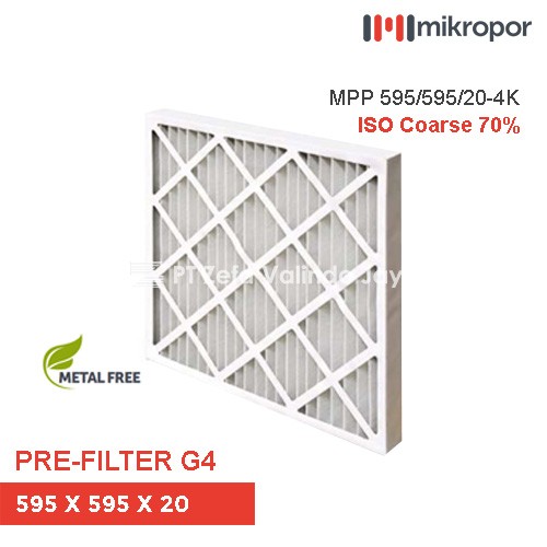 Mikropor Pre Filter MPP Series 595 x 595 x 20 mm