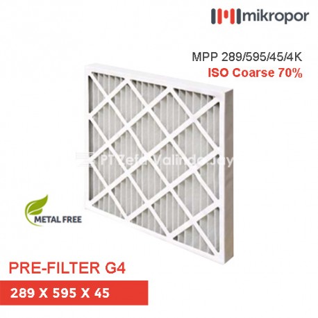 Mikropor Pre Filter MPP Series 289 x 595 x 45 mm