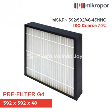 Mikropor Pre Filter G4 MSKPN Series 595 x 595 x 48 mm