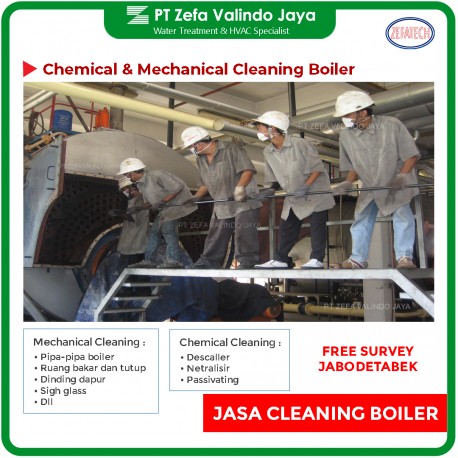 Jasa Cleaning Pencucian Boiler - Kimia dan Mekanikal
