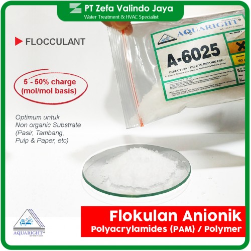 Flokulan A6025 untuk pengolahan air limbah