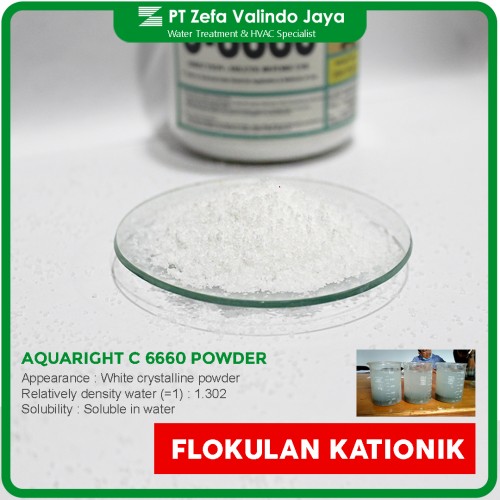 AQUARIGHT C6660 FLokulan Kationik untuk air limbah