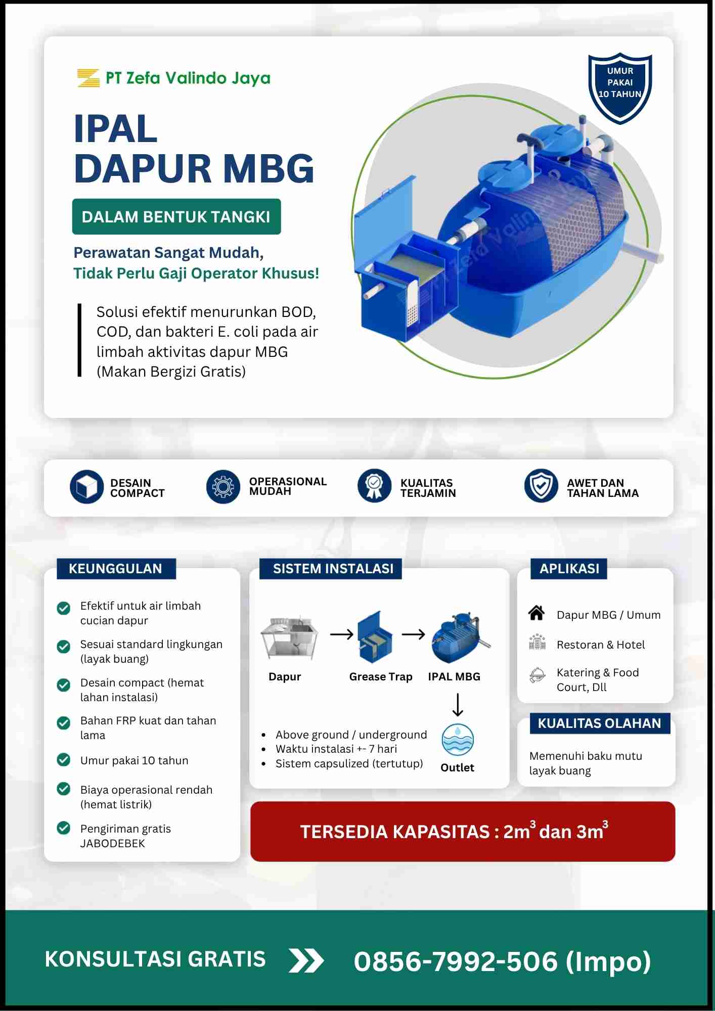 harga ipal dapur mbg