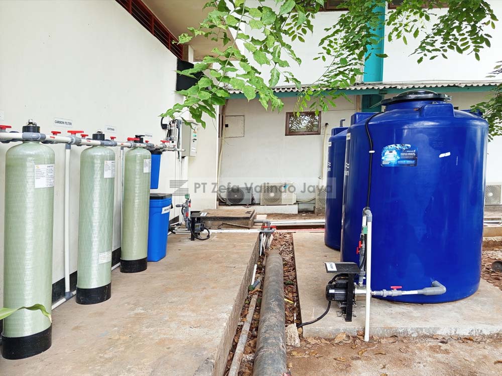 water treatment plant multi media filter